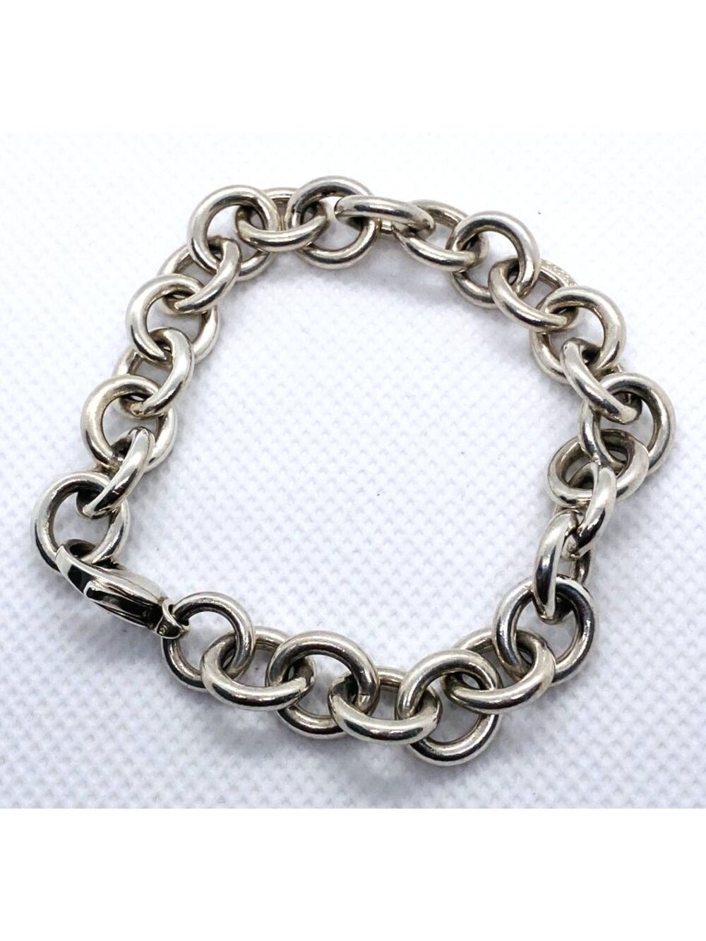 Tiffany & Co Sterling Silver 925 Rolo Bracelet 10x11mm